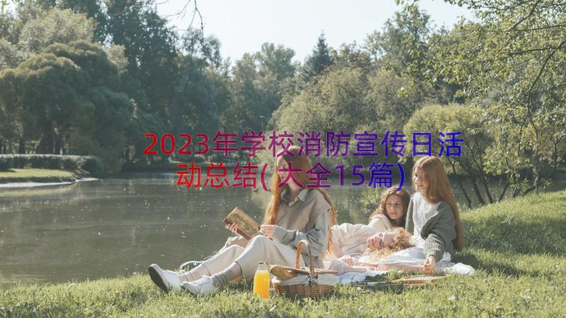 2023年学校消防宣传日活动总结(大全15篇)