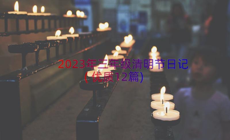 2023年三年级清明节日记(优质12篇)