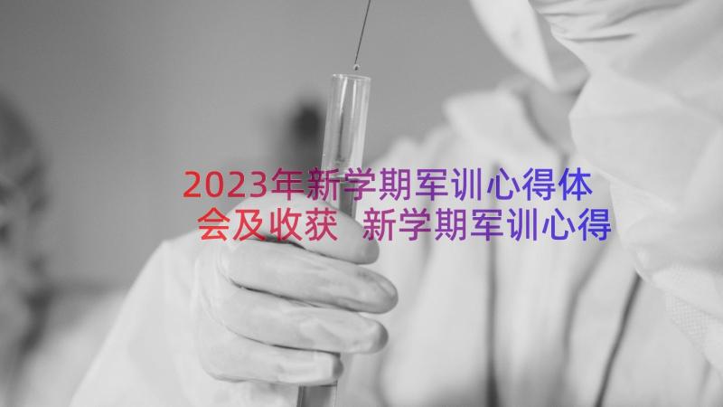 2023年新学期军训心得体会及收获 新学期军训心得体会(通用17篇)