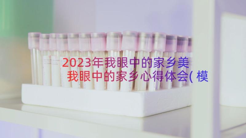 2023年我眼中的家乡美 我眼中的家乡心得体会(模板11篇)