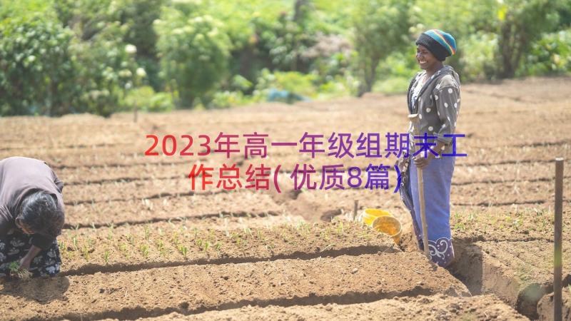 2023年高一年级组期末工作总结(优质8篇)