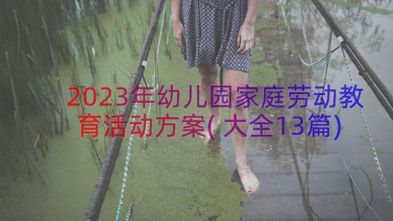 2023年幼儿园家庭劳动教育活动方案(大全13篇)