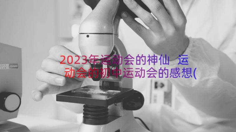 2023年运动会的神仙 运动会的初中运动会的感想(优质16篇)