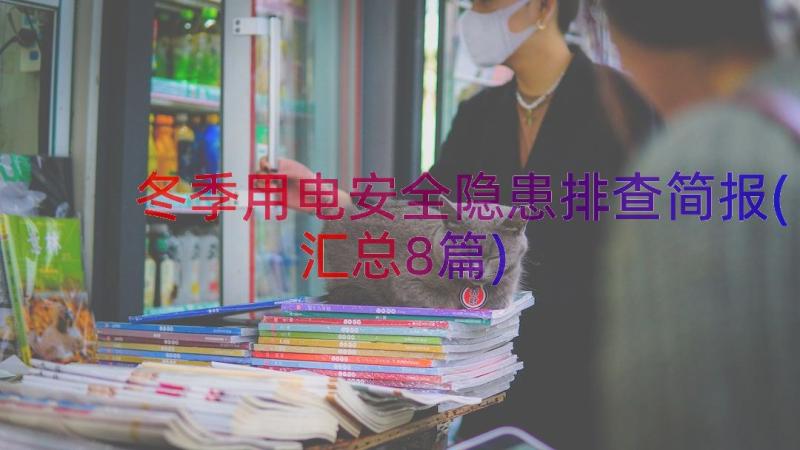 冬季用电安全隐患排查简报(汇总8篇)