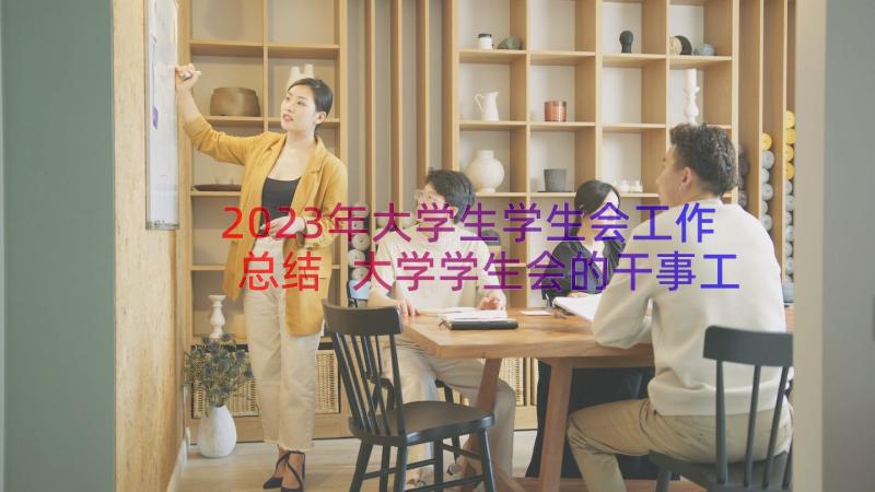 2023年大学生学生会工作总结 大学学生会的干事工作总结(优秀8篇)