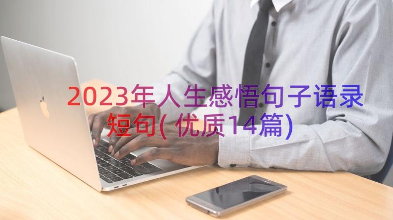 2023年人生感悟句子语录短句(优质14篇)