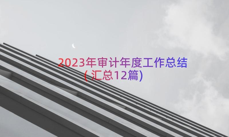 2023年审计年度工作总结(汇总12篇)