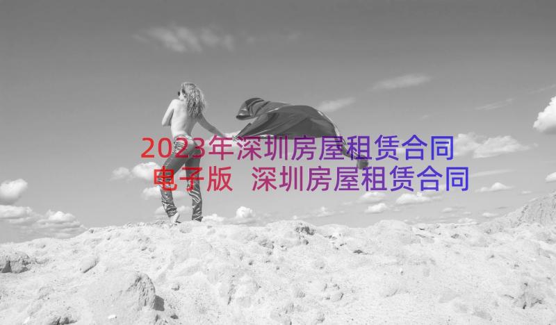 2023年深圳房屋租赁合同电子版 深圳房屋租赁合同(优质10篇)