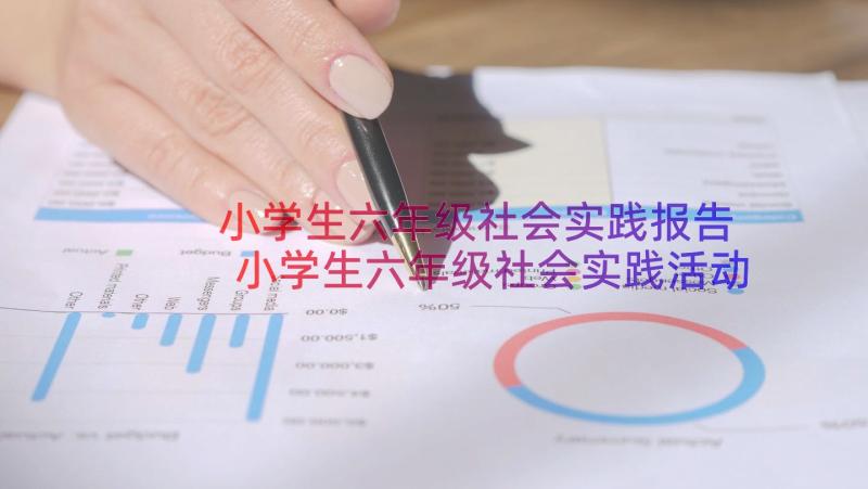 小学生六年级社会实践报告 小学生六年级社会实践活动的方案(模板8篇)