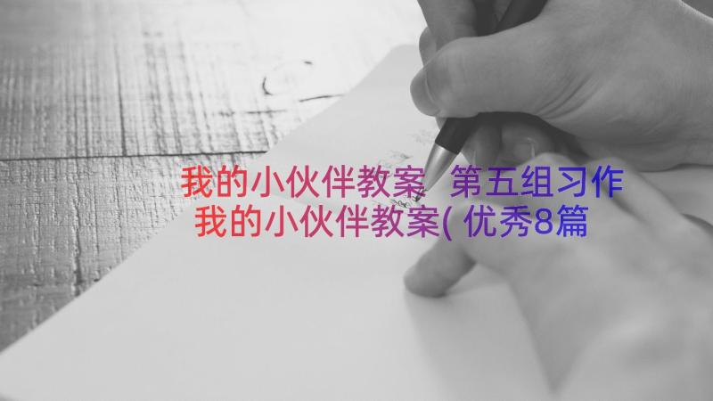 我的小伙伴教案 第五组习作我的小伙伴教案(优秀8篇)