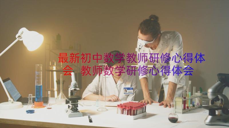 最新初中数学教师研修心得体会 教师数学研修心得体会(大全16篇)