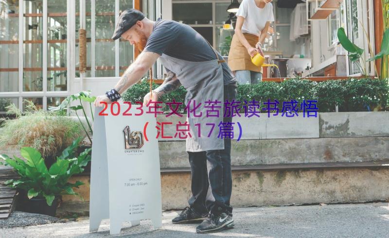 2023年文化苦旅读书感悟(汇总17篇)