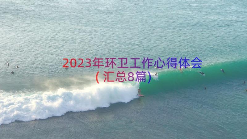 2023年环卫工作心得体会(汇总8篇)