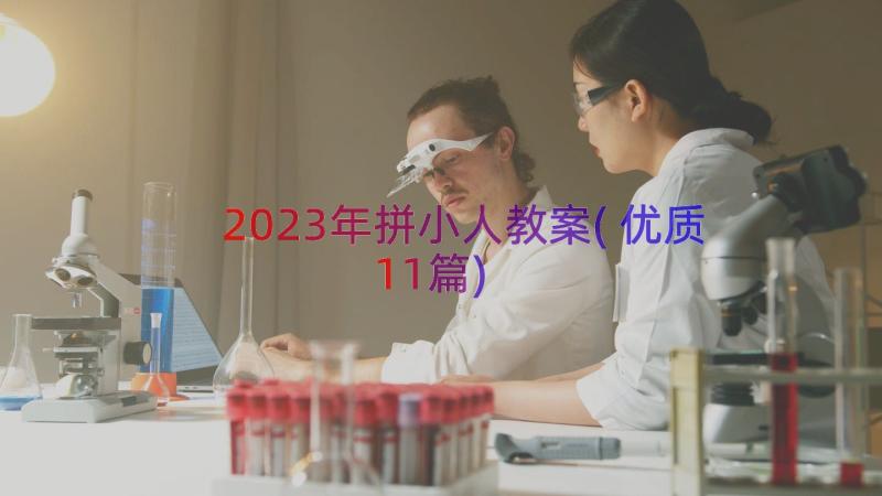 2023年拼小人教案(优质11篇)