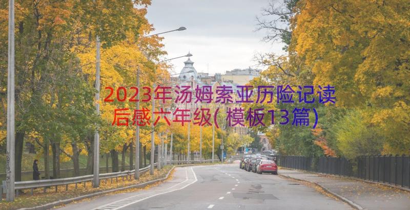 2023年汤姆索亚历险记读后感六年级(模板13篇)