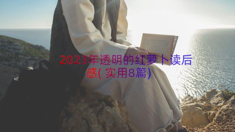 2023年透明的红萝卜读后感(实用8篇)