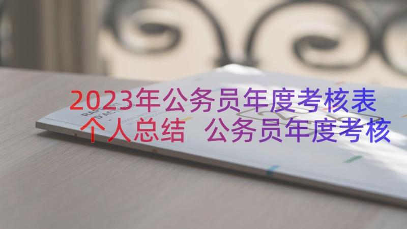 2023年公务员年度考核表个人总结 公务员年度考核表个人总结该(优秀9篇)