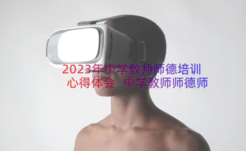 2023年中学教师师德培训心得体会 中学教师师德师风学习心得体会(精选8篇)