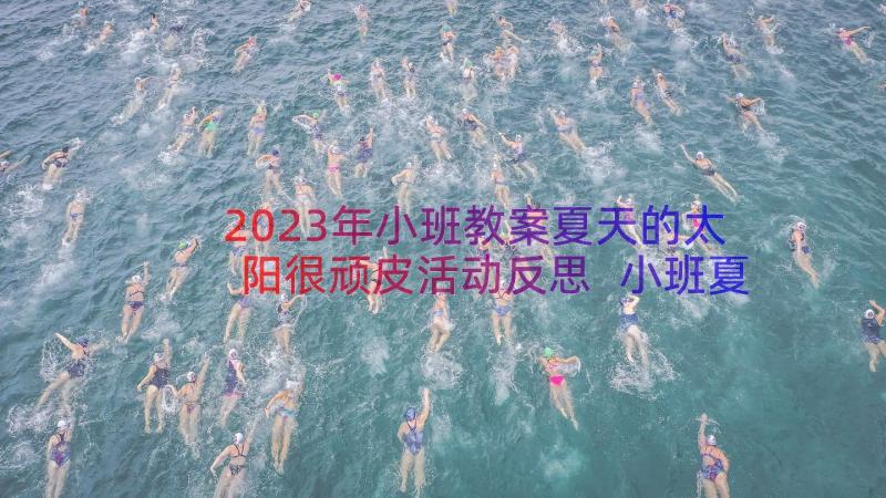 2023年小班教案夏天的太阳很顽皮活动反思 小班夏天好热呀教案(模板17篇)