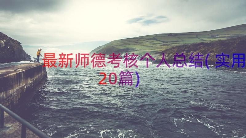 最新师德考核个人总结(实用20篇)