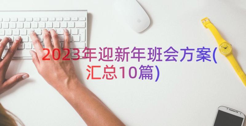 2023年迎新年班会方案(汇总10篇)