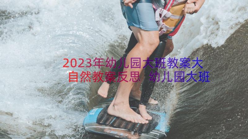 2023年幼儿园大班教案大自然教案反思 幼儿园大班活动教案印下大自然的痕迹(精选8篇)