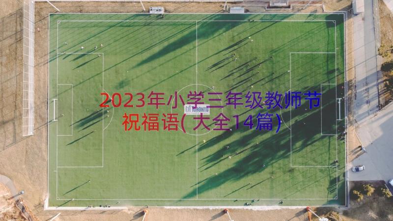 2023年小学三年级教师节祝福语(大全14篇)