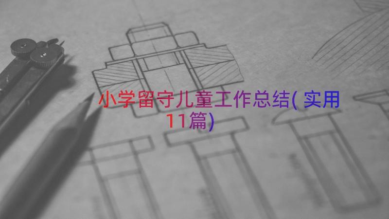 小学留守儿童工作总结(实用11篇)