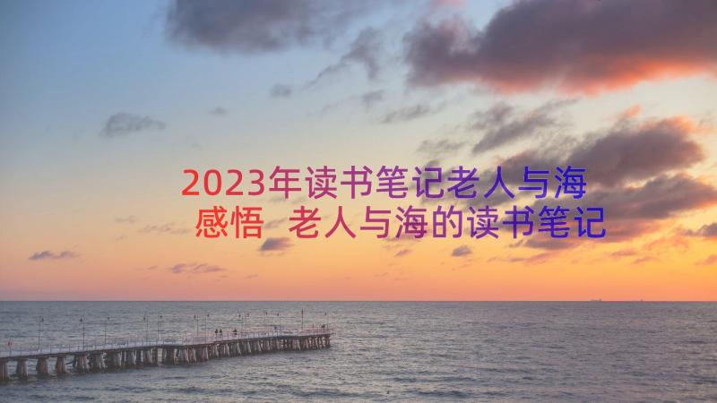 2023年读书笔记老人与海感悟 老人与海的读书笔记心得感悟(大全6篇)