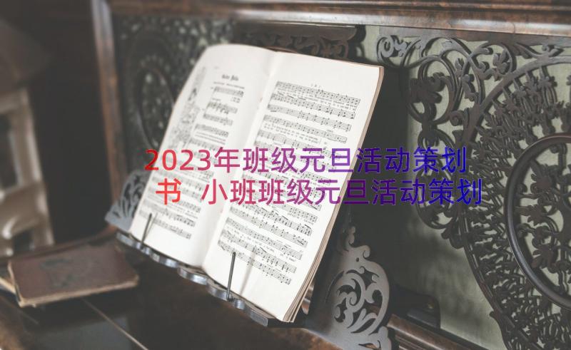 2023年班级元旦活动策划书 小班班级元旦活动策划方案(精选13篇)