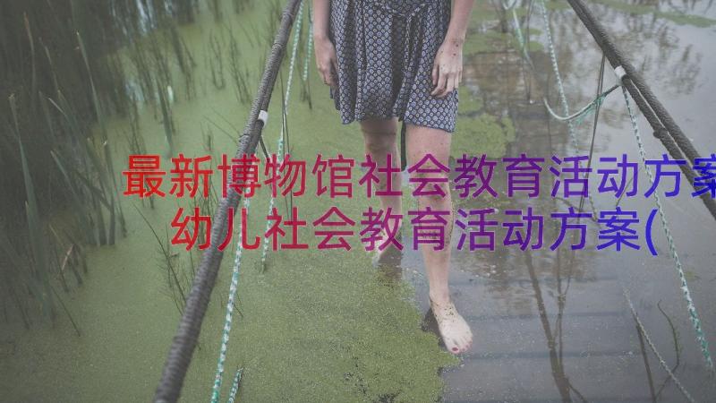 最新博物馆社会教育活动方案 幼儿社会教育活动方案(模板20篇)