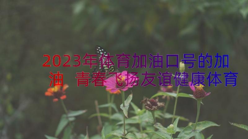 2023年体育加油口号的加油 青春飞扬友谊健康体育比赛加油口号(实用8篇)