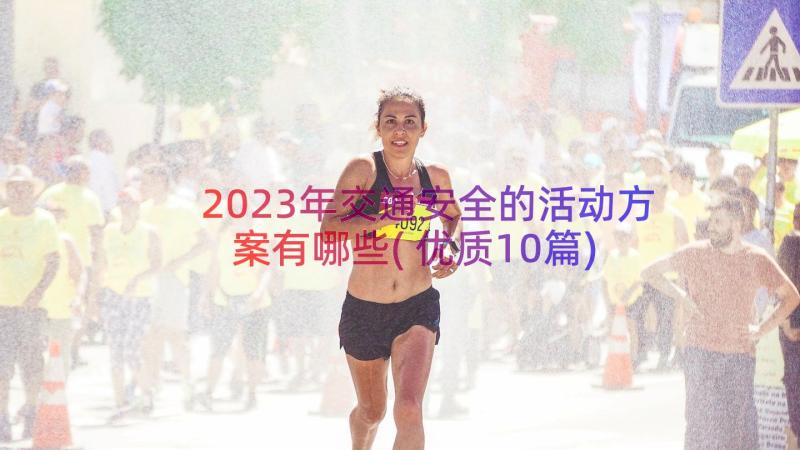 2023年交通安全的活动方案有哪些(优质10篇)