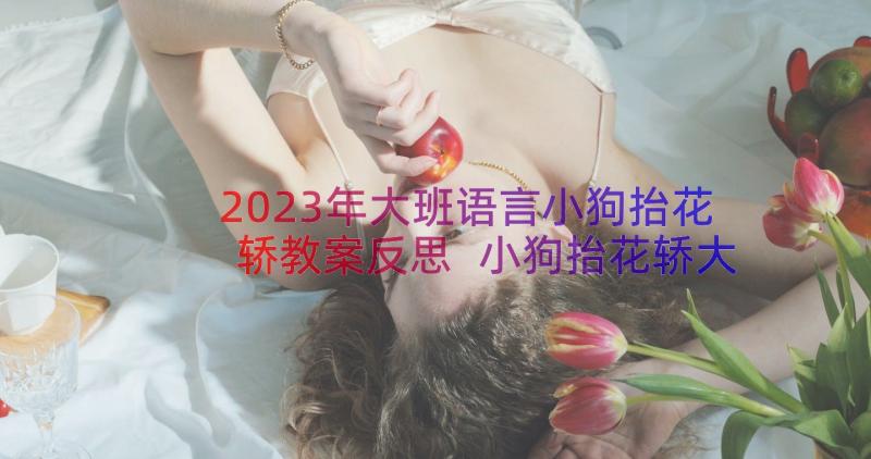 2023年大班语言小狗抬花轿教案反思 小狗抬花轿大班语言教案(汇总9篇)