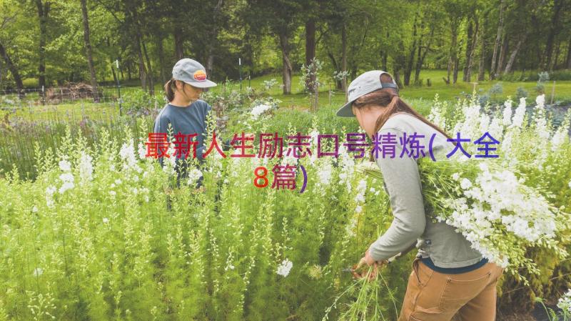 最新人生励志口号精炼(大全8篇)