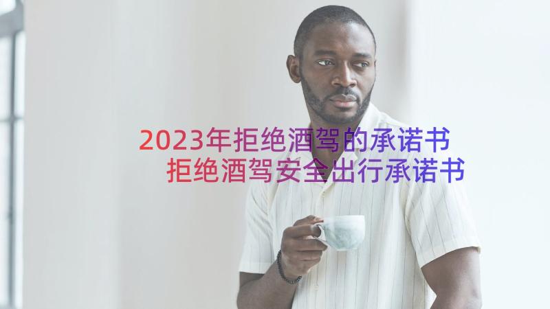 2023年拒绝酒驾的承诺书 拒绝酒驾安全出行承诺书(汇总8篇)