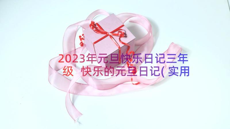 2023年元旦快乐日记三年级 快乐的元旦日记(实用19篇)