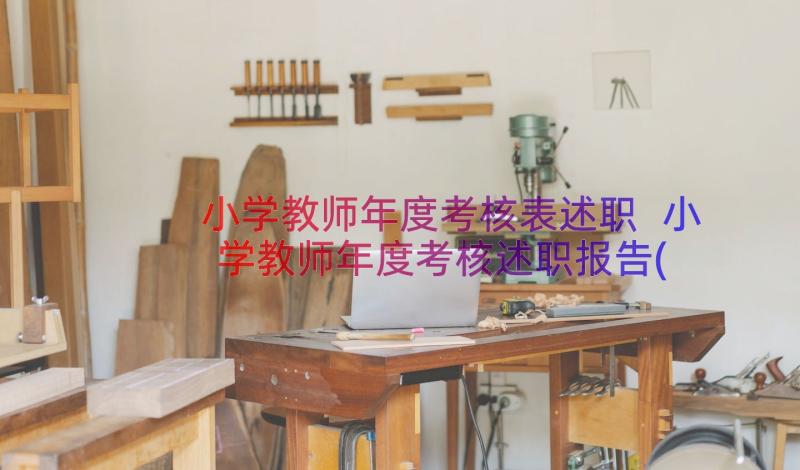 小学教师年度考核表述职 小学教师年度考核述职报告(大全19篇)