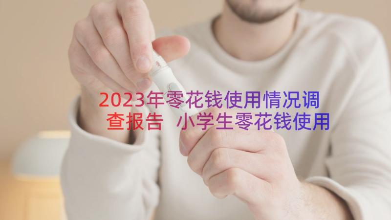 2023年零花钱使用情况调查报告 小学生零花钱使用情况调查报告(优质8篇)