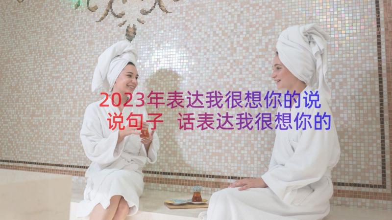 2023年表达我很想你的说说句子 话表达我很想你的说说(优质8篇)