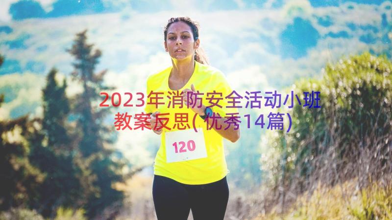 2023年消防安全活动小班教案反思(优秀14篇)