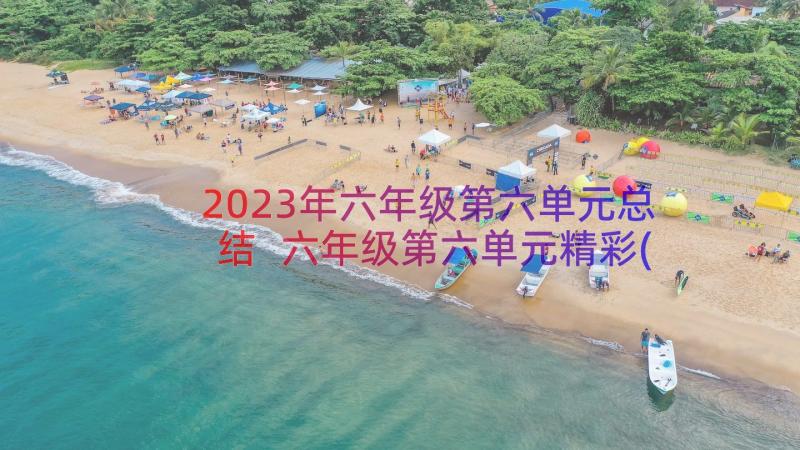 2023年六年级第六单元总结 六年级第六单元精彩(实用5篇)