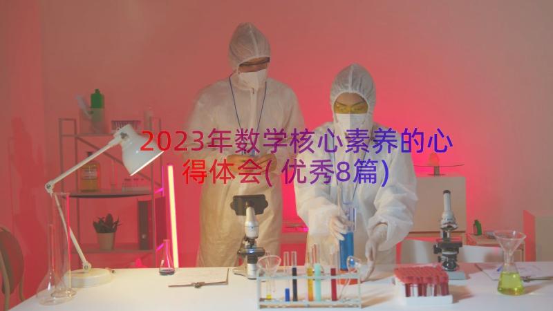 2023年数学核心素养的心得体会(优秀8篇)