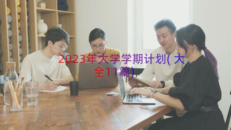 2023年大学学期计划(大全11篇)