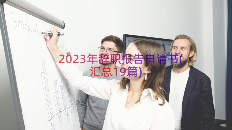 2023年辞职报告申请书(汇总19篇)