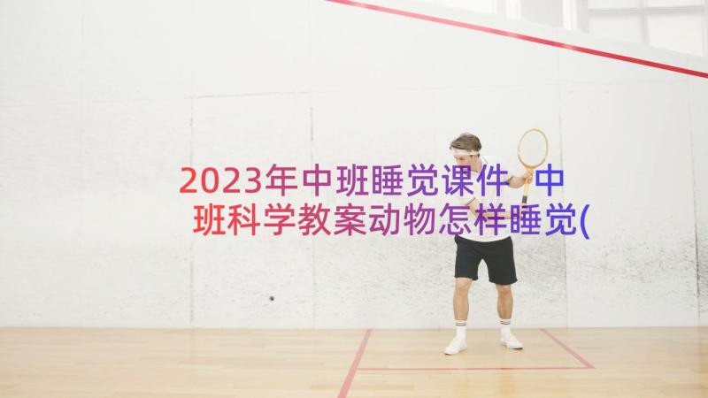 2023年中班睡觉课件 中班科学教案动物怎样睡觉(精选11篇)