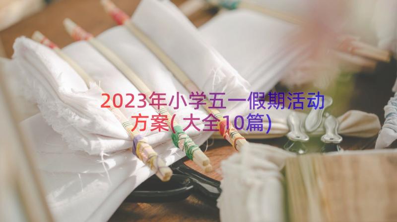 2023年小学五一假期活动方案(大全10篇)