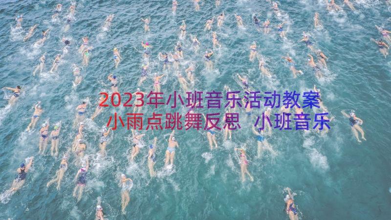 2023年小班音乐活动教案小雨点跳舞反思 小班音乐活动教案小雨点跳舞(通用8篇)