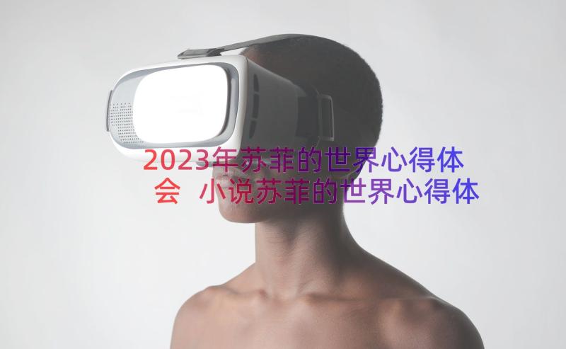 2023年苏菲的世界心得体会 小说苏菲的世界心得体会(通用8篇)