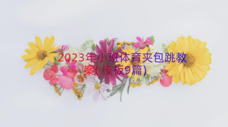 2023年小班体育夹包跳教案(模板9篇)